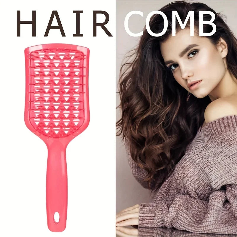 1pcs detangling hair brush Anti-Static Hollow Out Hair Brush for Detangling Wet or Dry Hair